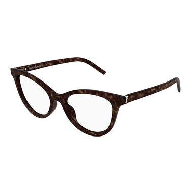 Saint Laurent Occhiali da Vista SL M164 008 Marrone Scuro/Trasparente Donna 1