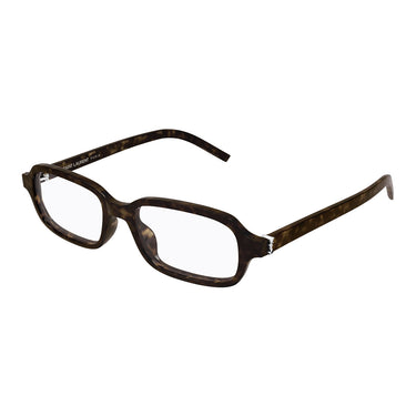 Saint Laurent Occhiali da Vista SL M180 002 Marrone Scuro/Trasparente Uomo 1