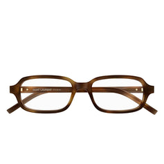 Saint Laurent Occhiali da Vista SL M180 003 Marrone/Trasparente Uomo