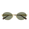 Saint Laurent Occhiali da Sole SL 692 003 Oro/Verde Unisex