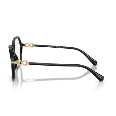 Swarovski Occhiali da Vista SK2075 1001 Nero/Trasparente Donna