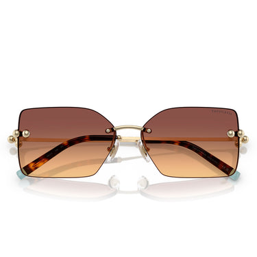 Tiffany & Co. Occhiali da Sole TF3088 618978 Oro Pallido/Arancione Sfumato Unisex 4
