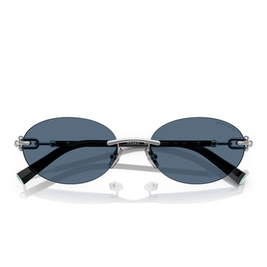 Tiffany & Co. Sunglasses TF3104D 600180 Silver Dark Blue Women 5