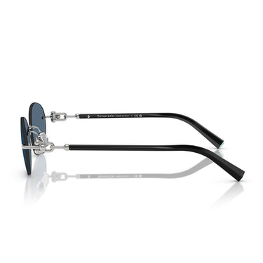 Tiffany & Co. Sunglasses TF3104D 600180 Silver Dark Blue Women 3