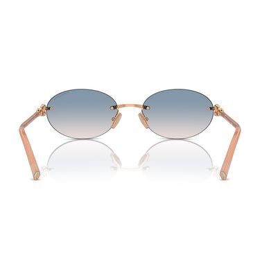 Tiffany & Co. Sunglasses TF3104D 621716 Rose Gold Light Brown Gradient Blue Women 4
