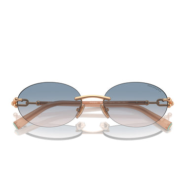 Tiffany & Co. Sunglasses TF3104D 621716 Rose Gold Light Brown Gradient Blue Women 5