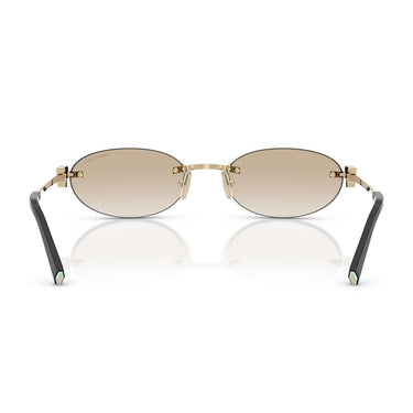 Tiffany & Co. Occhiali da Sole TF3119D 623911 Oro Pallido/Trasparente Sfumato Grigio Unisex 3