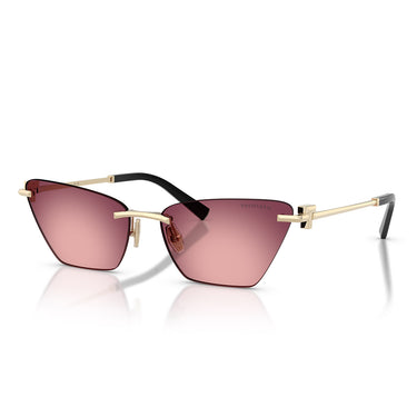 Tiffany & Co. Occhiali da Sole TF3120 62428H Oro Pallido/Rosa Viola Donna 1