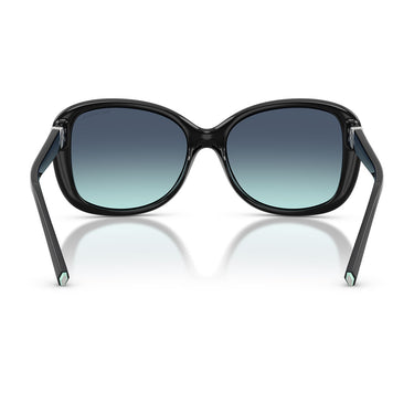 Tiffany & Co. Occhiali da Sole TF4257U 80019S Nero Azzurro Sfumato Blu Donna 4