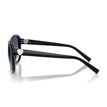 Tiffany & Co. Occhiali da Sole TF4257U 80019S Nero Azzurro Sfumato Blu Donna 3
