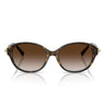 Tiffany & Co. Occhiali da Sole TF4263D 81343B Marrone Su Blu Tiffany/Marrone Sfumato Donna