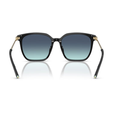 Tiffany & Co. Occhiali da Sole TF4244D 80019S Nero/Blu Sfumato Donna