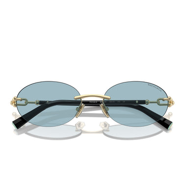 Tiffany & Co. Sunglasses TF3104D 602180 Pale Gold/Blue Women 5