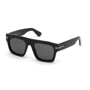 Tom Ford Okulary Przeciwsłoneczne FT0711 01A Fausto Czarny/Ciemnoszary Unisex