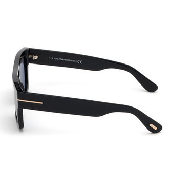 Tom Ford Okulary Przeciwsłoneczne FT0711 01A Fausto Czarny/Ciemnoszary Unisex