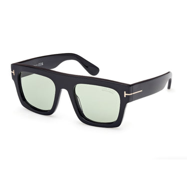 Tom Ford Okulary Przeciwsłoneczne FT0711 01N Fausto Czarny/Zielony Unisex Fotokromatyczne
