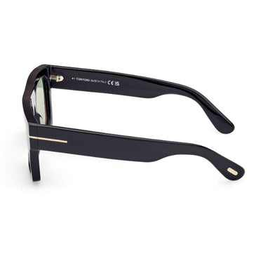 Tom Ford Okulary Przeciwsłoneczne FT0711 01N Fausto Czarny/Zielony Unisex Fotokromatyczne