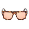 Tom Ford Sonnenbrille FT0711 53E Fausto Havana-Hellbraun Unisex Fototchromatisch