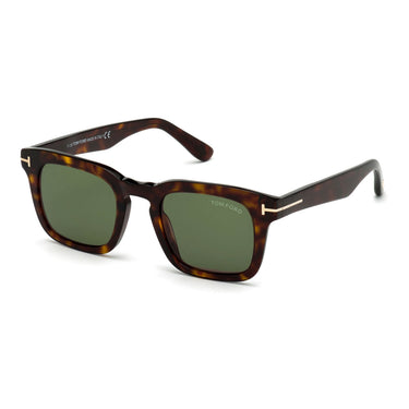 Tom Ford Okulary Przeciwsłoneczne FT0751 52N Dax Havana-Zielone Unisex 1
