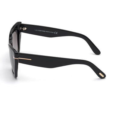 Tom Ford Sunglasses FT0871 01B Wyatt Black/Smoky Gray Women