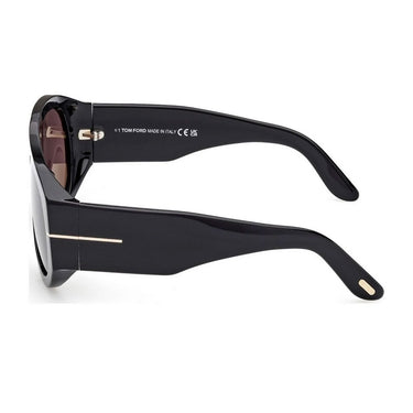 Tom Ford Sunglasses FT1044 01A Bronson Black/Smoky Gray Unisex