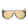 Tom Ford Occhiali da Sole FT1044 93E Bronson Verde Chiaro Marrone Chiaro Unisex 