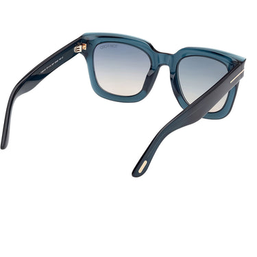 Tom Ford Okulary Przeciwsłoneczne FT1115 92P Leigh Niebieskie/Zielone Gradient Damskie