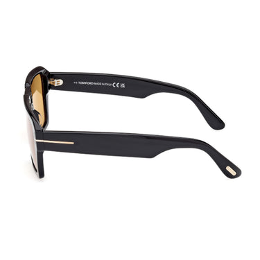 Tom Ford Sunglasses FT1153 01E Redford Black/Brown Unisex