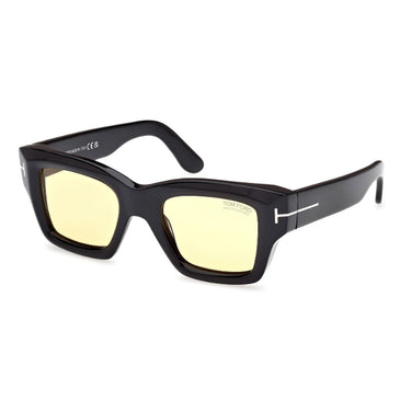 Tom Ford Okulary Przeciwsłoneczne FT1154 01E Ilias Czarny/Brąz Unisex Fotokromatyczne