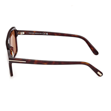 Tom Ford Occhiali da Sole FT1176 52E Vincent Marrone Marrone Unisex 3