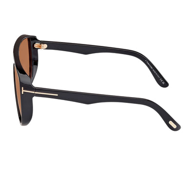 Tom Ford Sunglasses FT1182 01E Achilles Black/Light Brown Unisex Photochromic