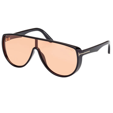 Tom Ford Sunglasses FT1182 05E Achilles Black/Light Brown Unisex