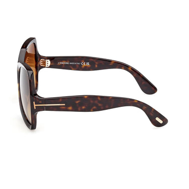 Tom Ford Sunglasses FT1222 52F Jerry Havana/Smoky Brown Women