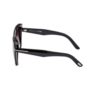 Tom Ford Sunglasses FT1223 01B Plum Black/Grey Gradient Women