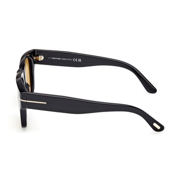 Tom Ford Occhiali da Sole FT1280 01E Caine Nero/Marrone Sfumato Uomo