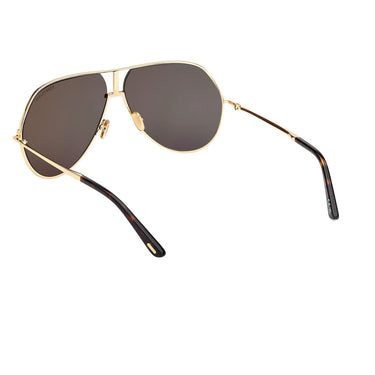 Tom Ford Sunglasses FT1281 30N Rickie-02 Gold/Green Unisex 4
