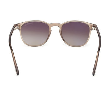 Tom Ford Sunglasses FT1302 45B Holt Light Brown Glossy Smoke Grey Unisex 6