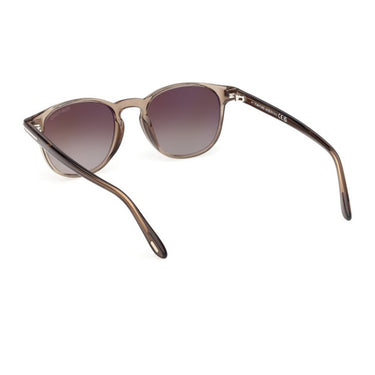 Tom Ford Sunglasses FT1302 45B Holt Light Brown Glossy Smoke Grey Unisex 6
