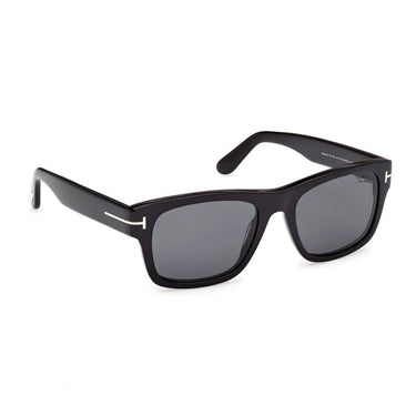 Tom Ford Okulary Przeciwsłoneczne FT1303 01D Smith Czarny/Szary Dym Unisex Polaryzowane 5
