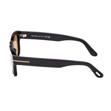 Tom Ford Sunglasses FT1303 01E Smith Black/Brown Unisex 3