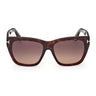 Tom Ford Occhiali da Sole FT1343 52T Flynn Marrone Bordeaux Sfumato Donna