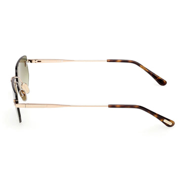 Tom Ford Sunglasses FT1355 28P Ethan Rose Gold/Green Gradient Unisex 2
