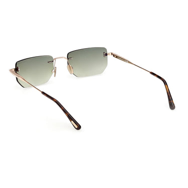 Tom Ford Sunglasses FT1355 28P Ethan Rose Gold/Green Gradient Unisex 3