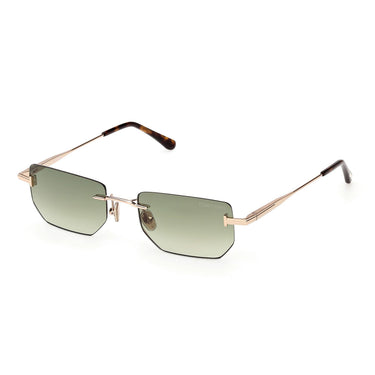 Tom Ford Sunglasses FT1355 28P Ethan Rose Gold/Green Gradient Unisex 1