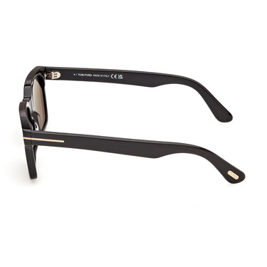 Tom Ford Occhiali da Sole FT1403 01A Hayden Nero Lucido Grigio Sfumato Uomo 3