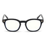 Tom Ford Occhiali da Vista FT5532-B 01V Nero Lucido Trasparente Uomo