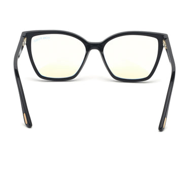 Tom Ford Occhiali da Vista FT5641-B 001 Nero Lucido Trasparente con 2 Clip Donna 5