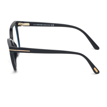 Tom Ford Occhiali da Vista FT5641-B 001 Nero Lucido Trasparente con 2 Clip Donna 3