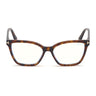 Tom Ford Occhiali da Vista FT5641-B 054 Marrone Trasparente con 2 Clip Donna