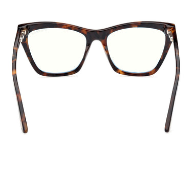 Tom Ford Occhiali da Vista FT5971-B 052 Marrone Trasparente con Clip Grigio Fumo Donna 4